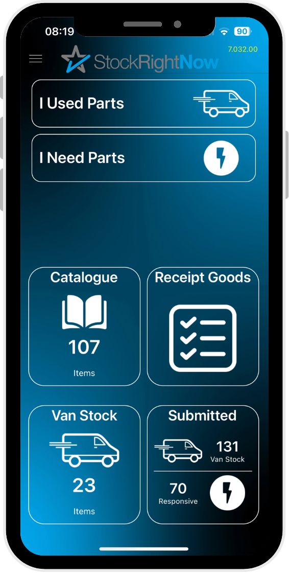 SRN Van Stock Pro Screenshot